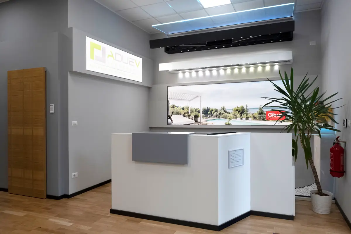 ADUEV serramenti showroom Torino