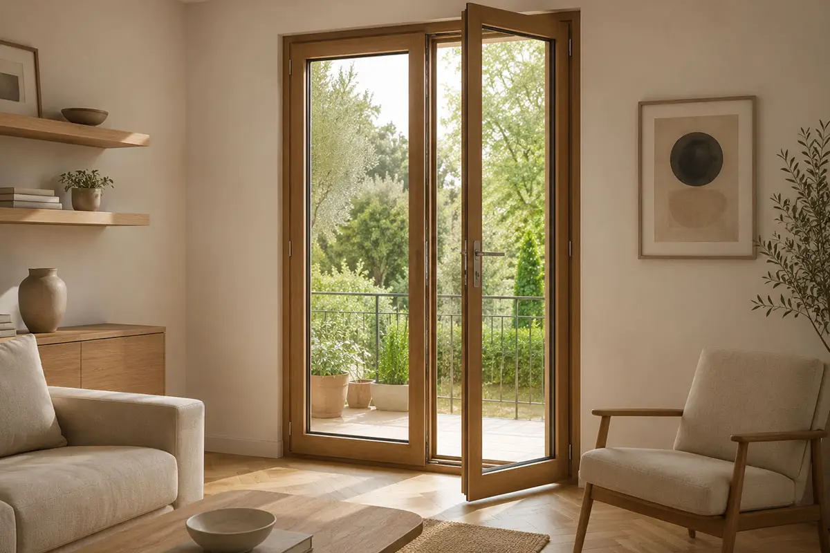 Porte finestre in legno